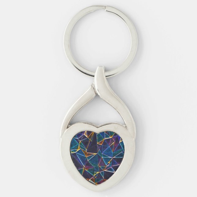 Broken Bubbles  Key Ring (Front)