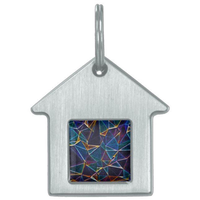 Broken Bubbles  Pet ID Tag (Front)