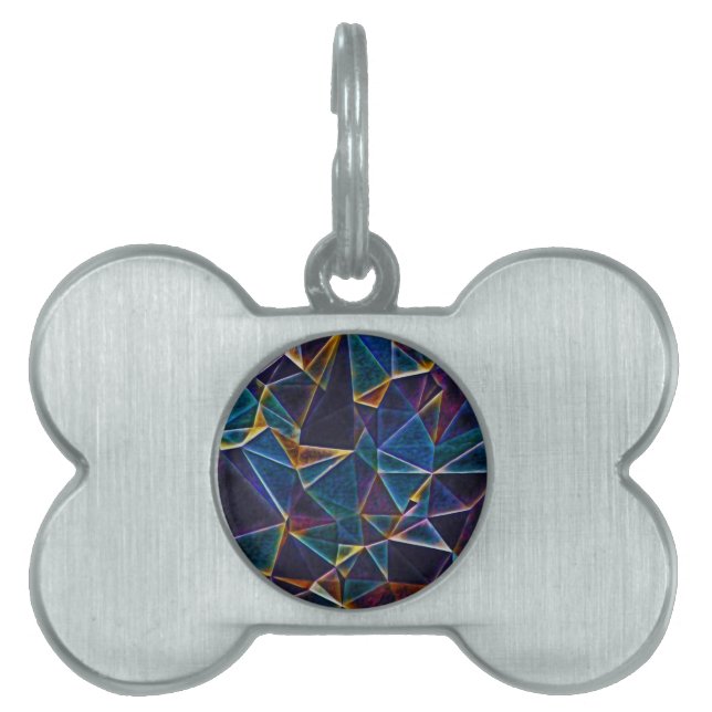 Broken Bubbles  Pet ID Tag (Front)