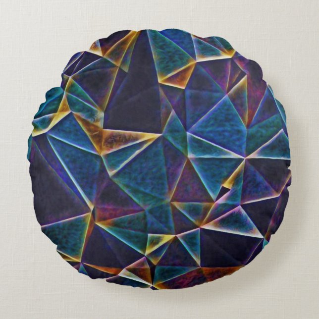 Broken Bubbles  Round Pillow (Front)