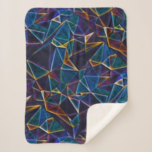 Broken Bubbles Sherpa Blanket