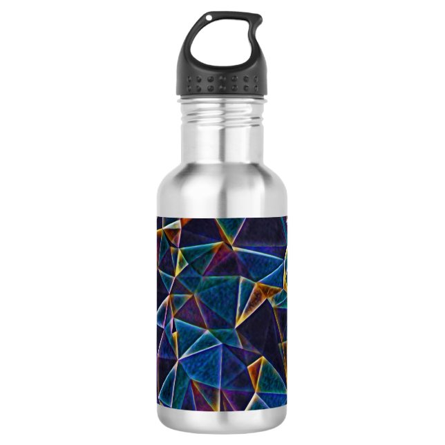 Broken Bubbles  Stainless Steel Water Bottle (Front)