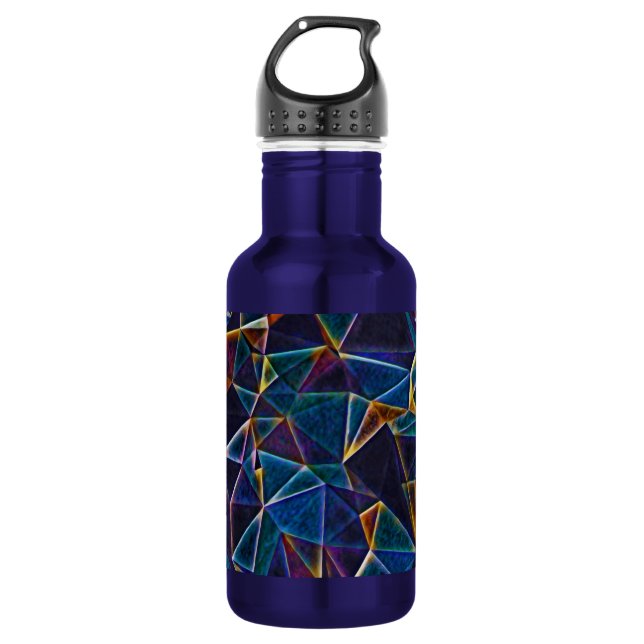 Broken Bubbles  Stainless Steel Water Bottle (Front)