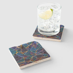 Broken Bubbles  Stone Coaster
