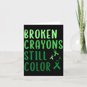 Broken But Beautiful Mental Health Awareness Card
