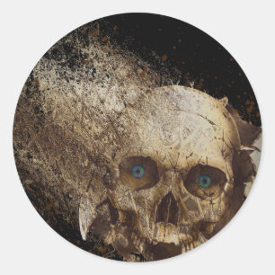 Broken Classic Round Sticker