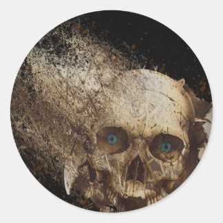 Broken Classic Round Sticker