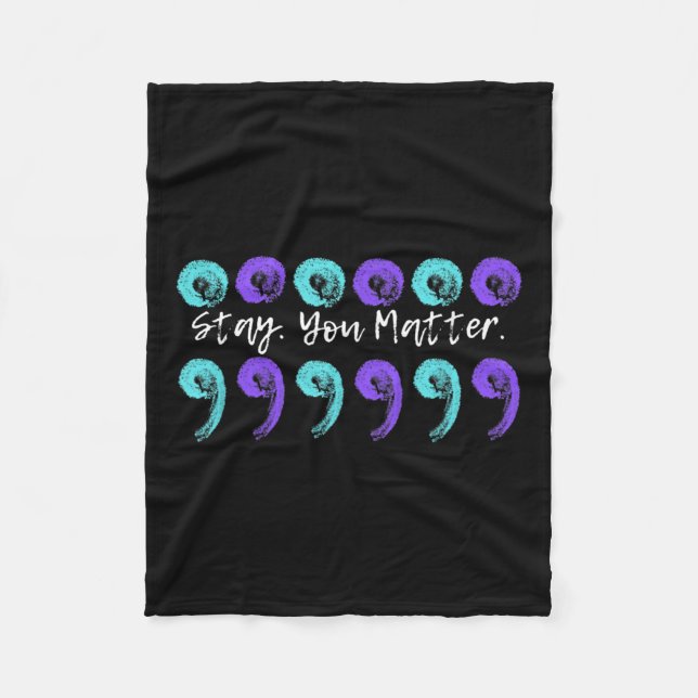 Broken Crayons Still Colour  Fleece Blanket (Front)