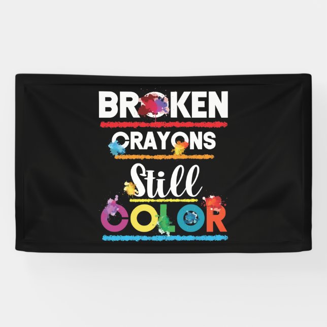 Broken Crayons Still Colour Mental Health Banner (Horizontal)