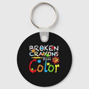 Broken Crayons Still Colour Mental Health S Awaren Key Ring