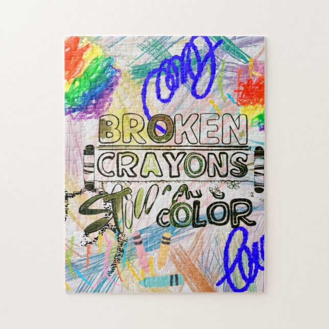 Broken Crayons still colour Puzzle (Vertical)