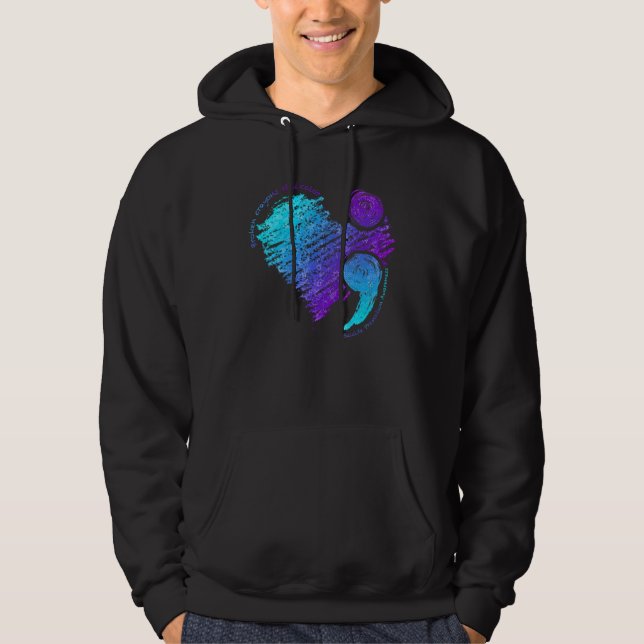 Broken Crayons Still Colour Suicide Prevention Awa Hoodie (Front)
