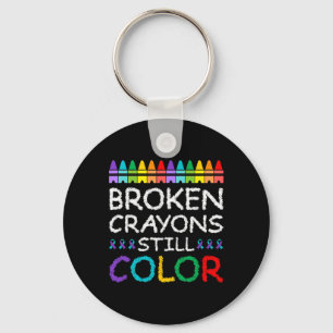 Broken Crayons Still Colour Suicide Prevention Key Ring