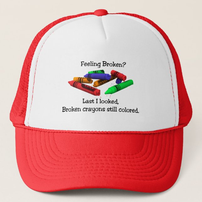 Broken Crayons Trucker Hat (Front)