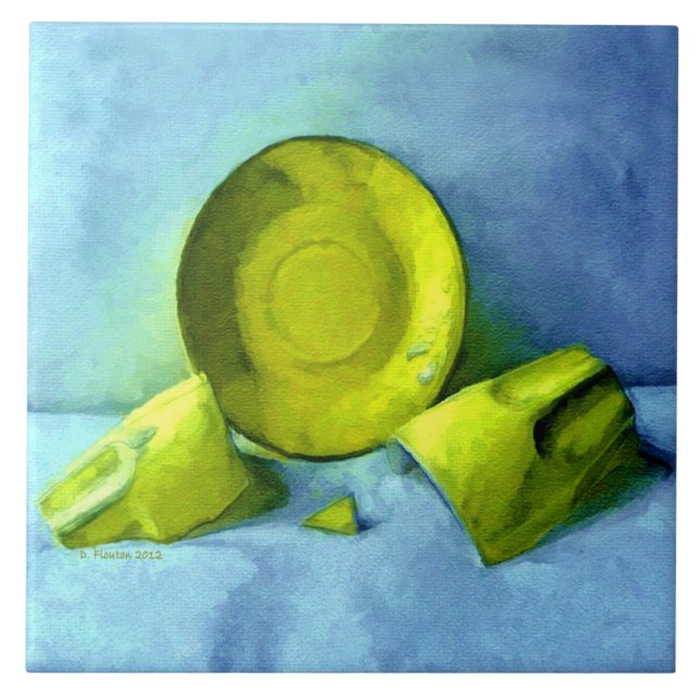Broken Cup and Saucer Tile (Front)