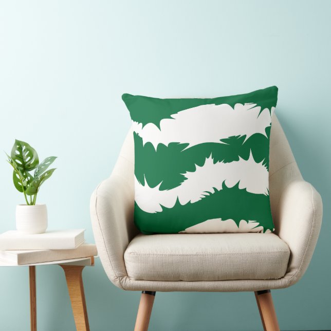 broken curves-art decoration throw pillow (Chair)