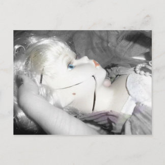 Broken doll postcard