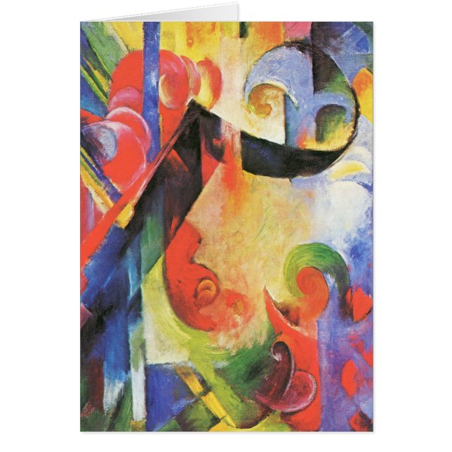 Broken Forms by Franz Marc, Vintage Abstract Art (Front)