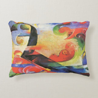 Broken Forms by Franz Marc, Vintage Abstract Art Decorative Cushion