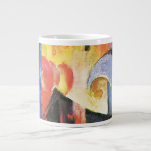 Broken Forms by Franz Marc, Vintage Abstract Art Large Coffee Mug