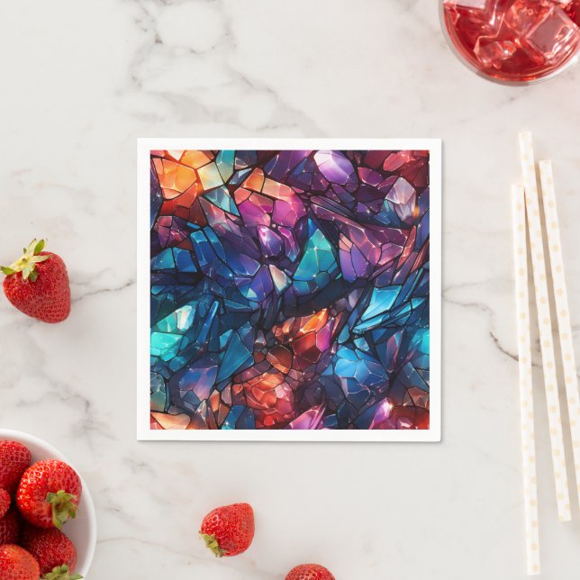Broken Gems Napkin (Insitu)