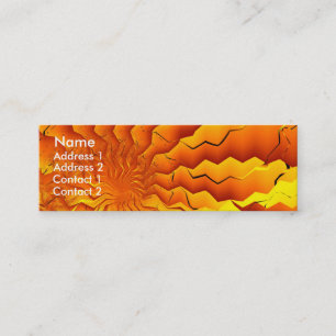 Broken Geometry 3 Abstract Fine Art Mini Business Card