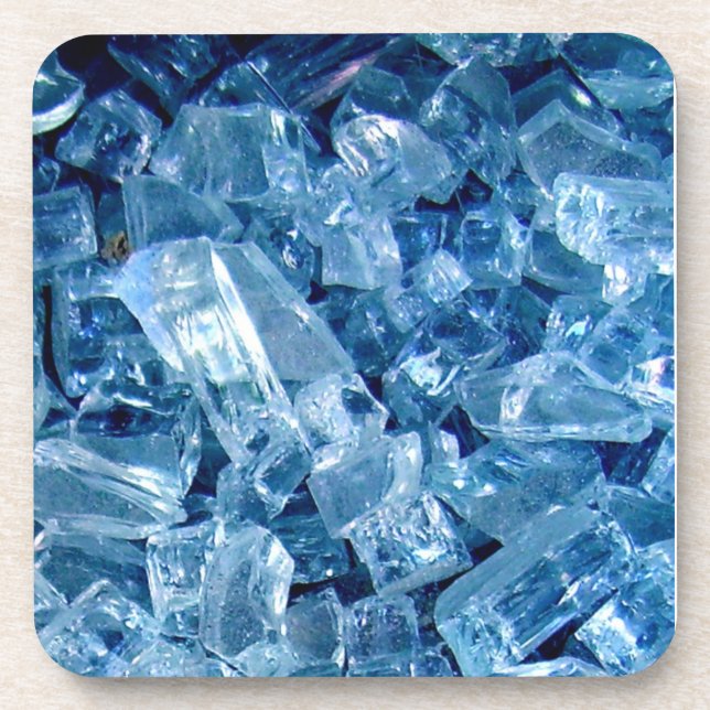Broken glass blues coaster (Front)