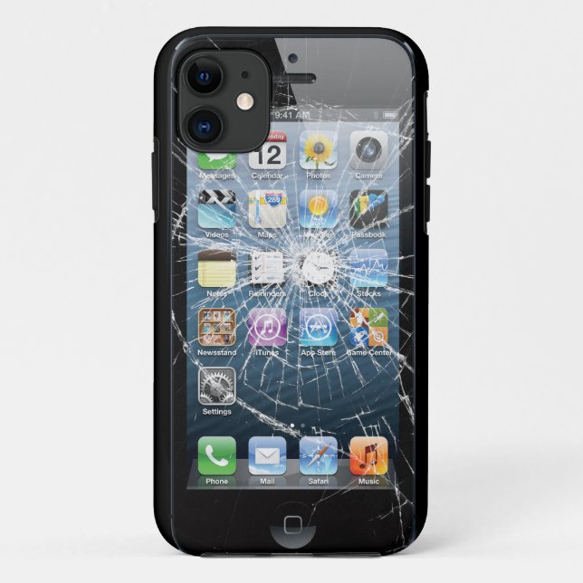 Broken Glass Case-Mate iPhone Case (Back)