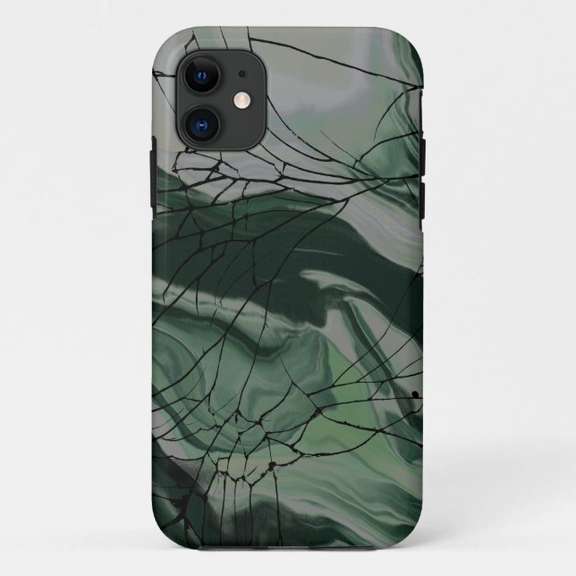 Broken Glass iphone 11 Case (Back)