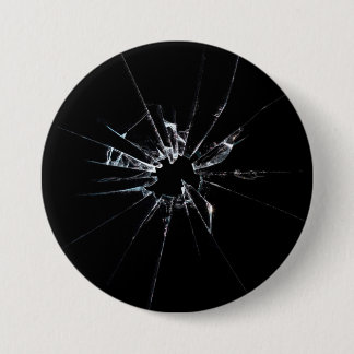 Broken Glass No 1 7.5 Cm Round Badge