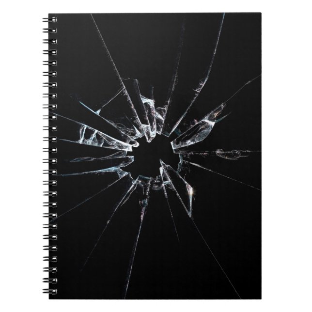 Broken Glass No 1 Notebook (Front)