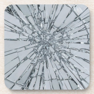 Broken Glass Surface (Style 1) Oil Painting Coaster