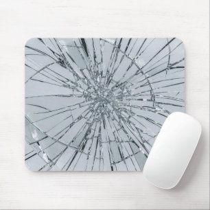 Broken Glass Surface (Style 1) Oil Painting Mouse Mat