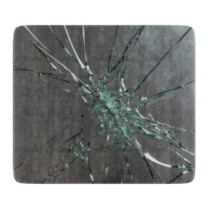 Broken Glass Surface (Style 2) Oil Painting Cutting Board