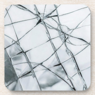 Broken Glass Surface (Style 4) Oil Painting Coaster