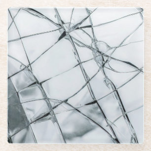 Broken Glass Surface (Style 4) Oil Painting Coaster