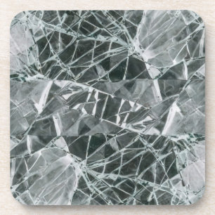 Broken Glass Surface (Style 5) Oil Painting Coaster