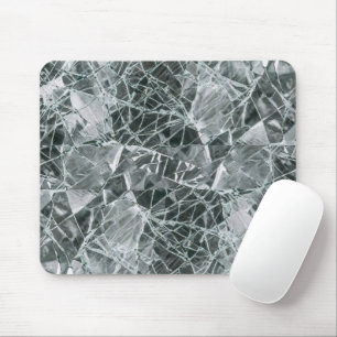 Broken Glass Surface (Style 5) Oil Painting Mouse Mat