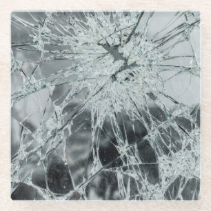 Broken Glass Surface (Style 6) Oil Painting Coaster