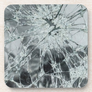 Broken Glass Surface (Style 6) Oil Painting Coaster