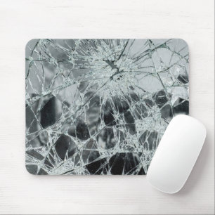 Broken Glass Surface (Style 6) Oil Painting Mouse Mat
