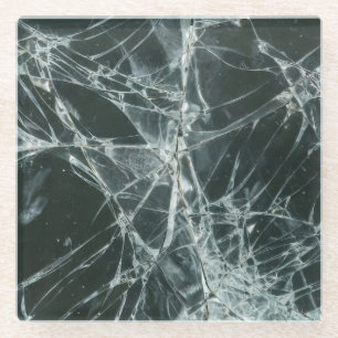 Broken Glass Surface (Style 7) Oil Painting Coaster