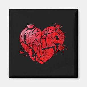 Broken Heart Anti Valentines Day Magnet