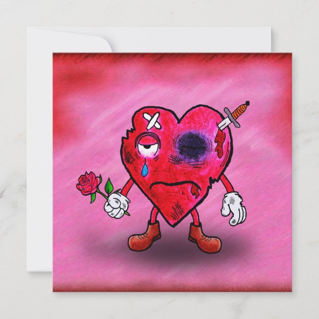 Broken Heart Card (Front)