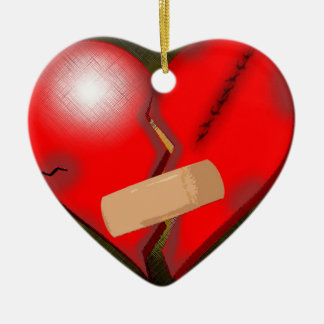 Broken Heart Ceramic Tree Decoration