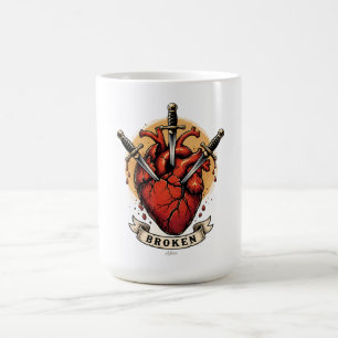 Broken Heart Daggers T-Shirt Coffee Mug
