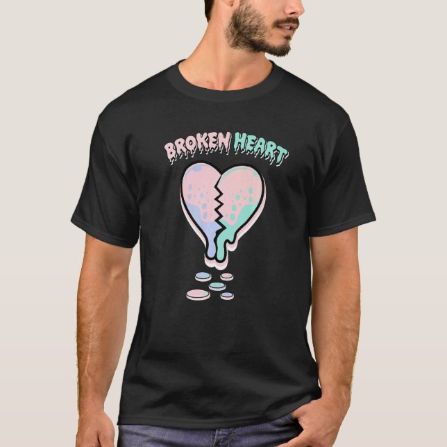 Broken Heart Dripping Easter 5s Matching T-Shirt (Front)