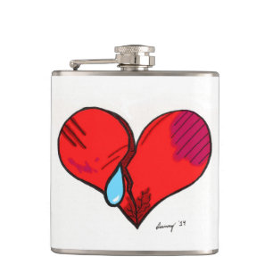 Broken Heart Flask