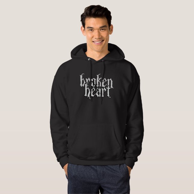 Broken Heart Gothic Hoodie (Front Full)