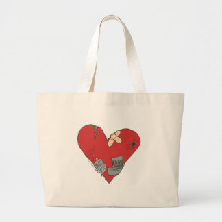 Broken-Heart Large Tote Bag